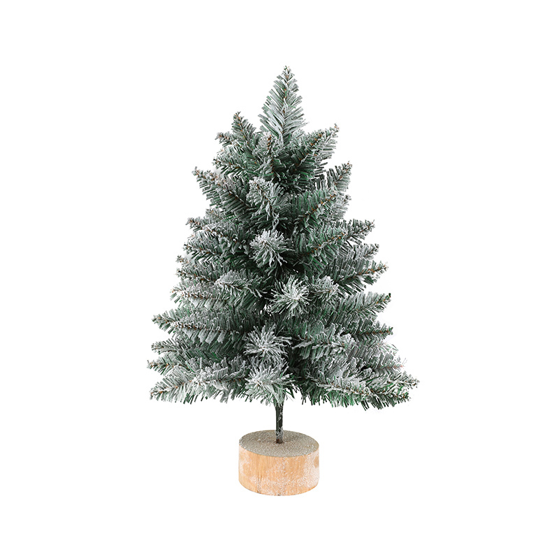 Table Snowy Spruce Christmas Tree