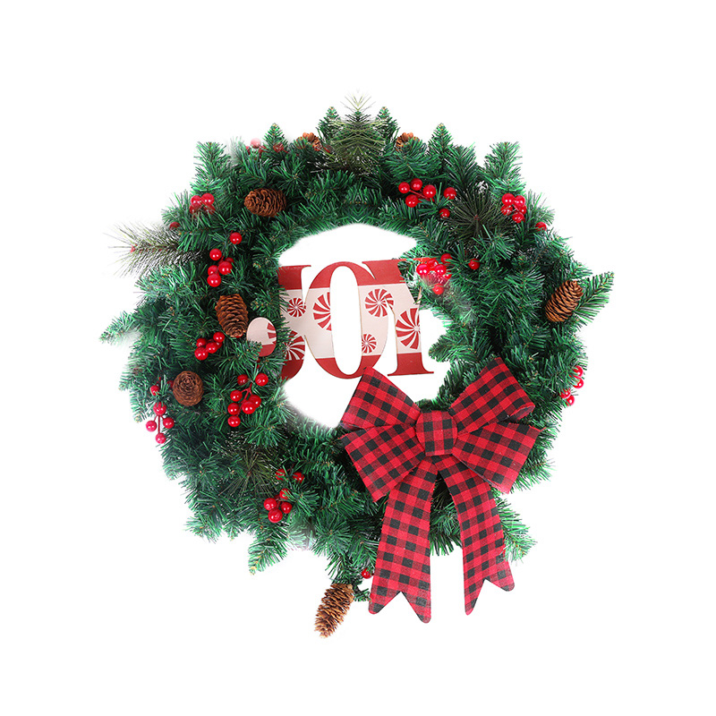 Love Bow Christmas Wreath