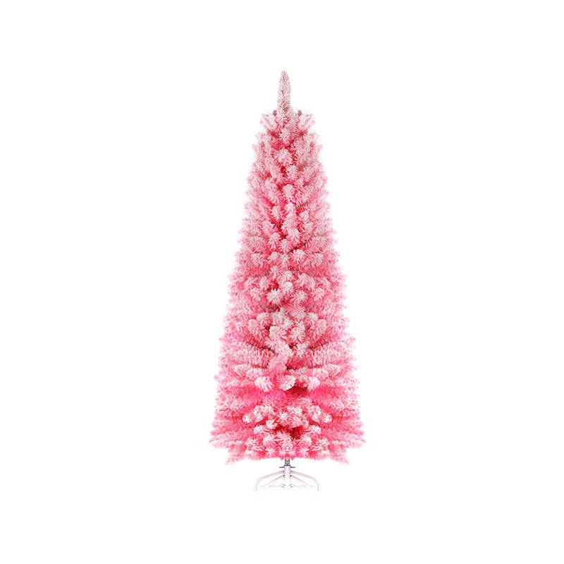 Pink Snowy Christmas Tree